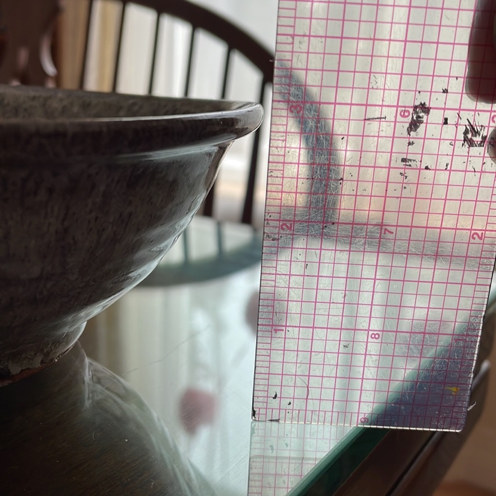 Handmade 7 inch Gorgeous glazed ceramic  soup / salad bowl - Picture 9 of 9